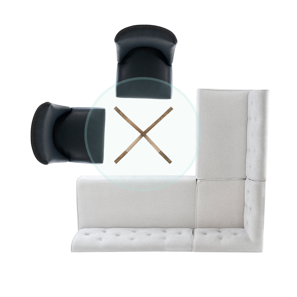 Auden 4 Piece Nook Set