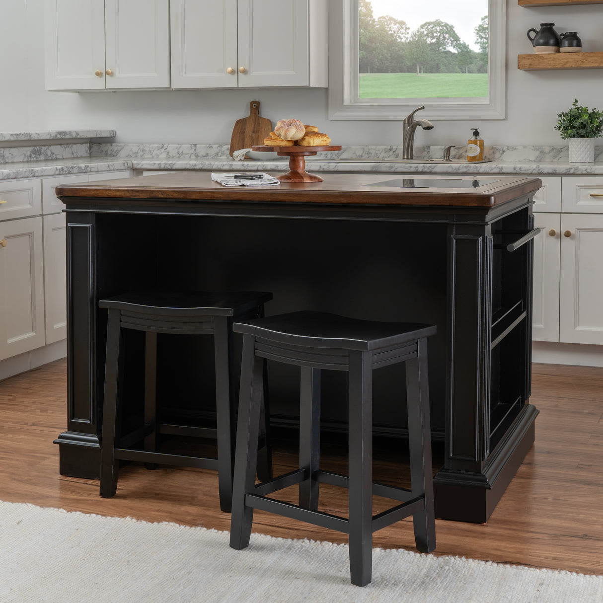Penda Kitchen Island w/Stools