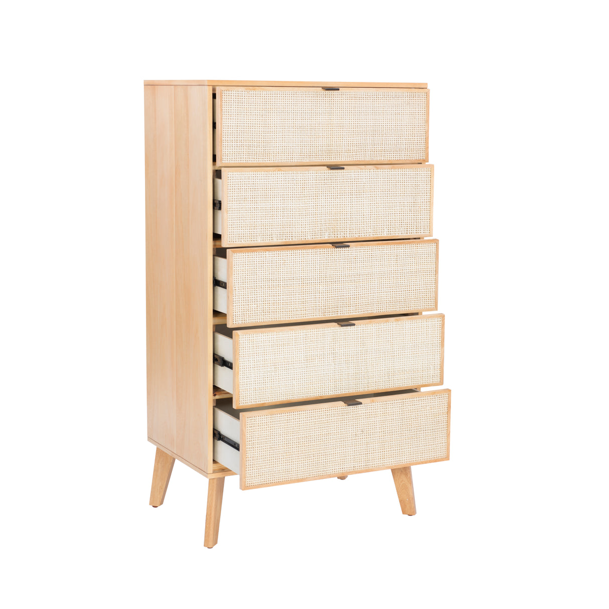 Claudette Cane 5-Drawer Chest