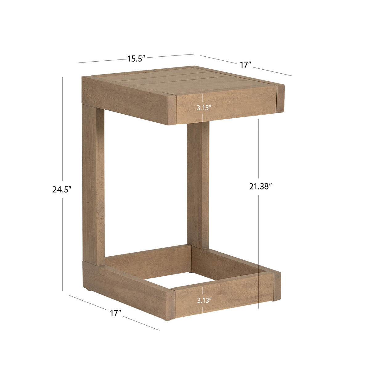 Myrtle Grove Natural C-Table