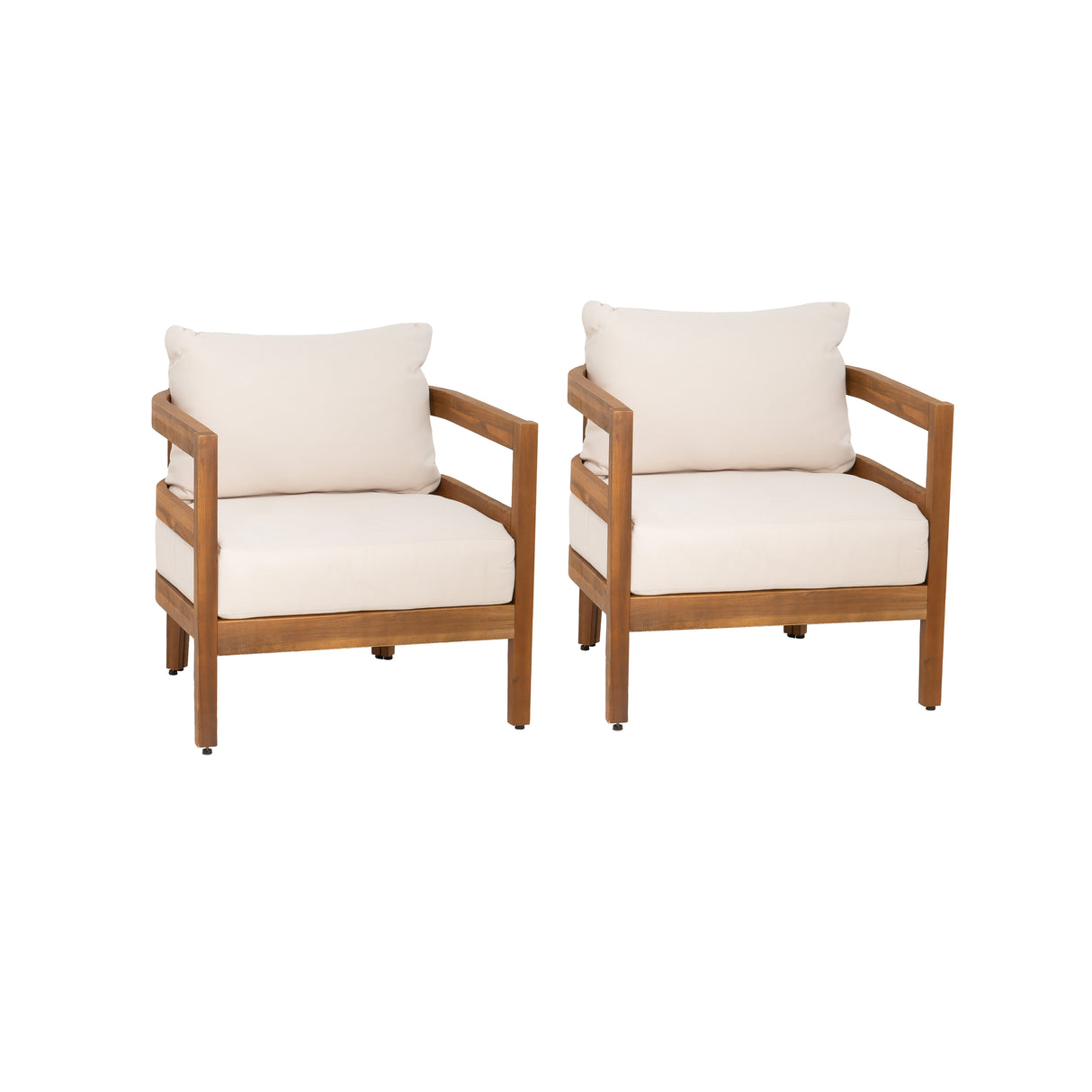 Surfside Brown Outdoor Club Chair