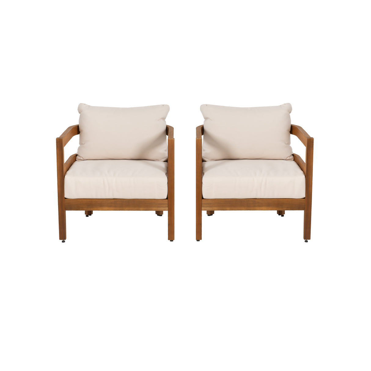 Surfside Brown Outdoor Club Chair