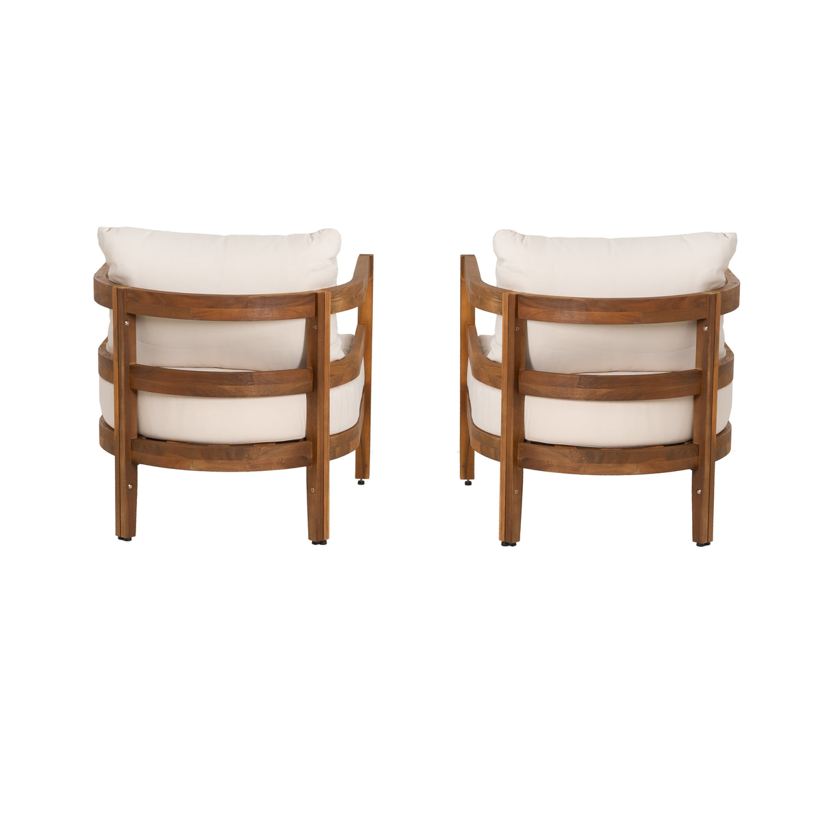 Surfside Brown Outdoor Club Chair