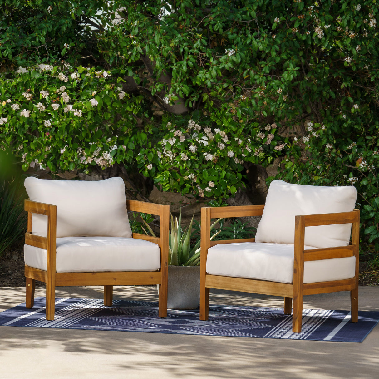 Surfside Brown Outdoor Club Chair