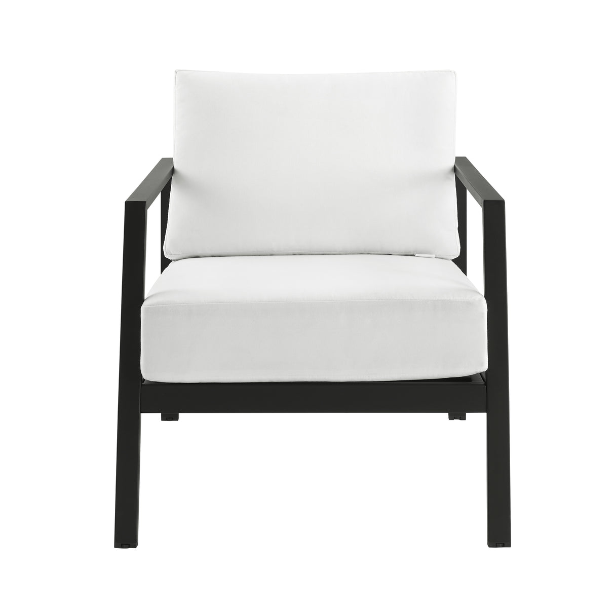 Alora Outdoor Aluminum Black Armchair