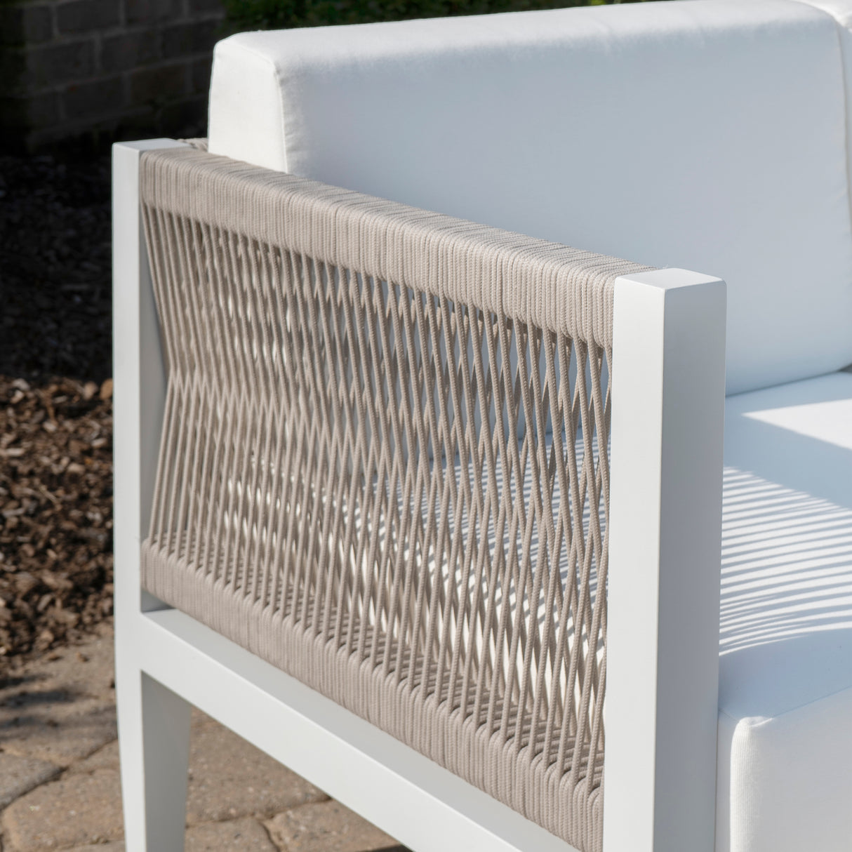 Calabash White 3 Seater Sofa