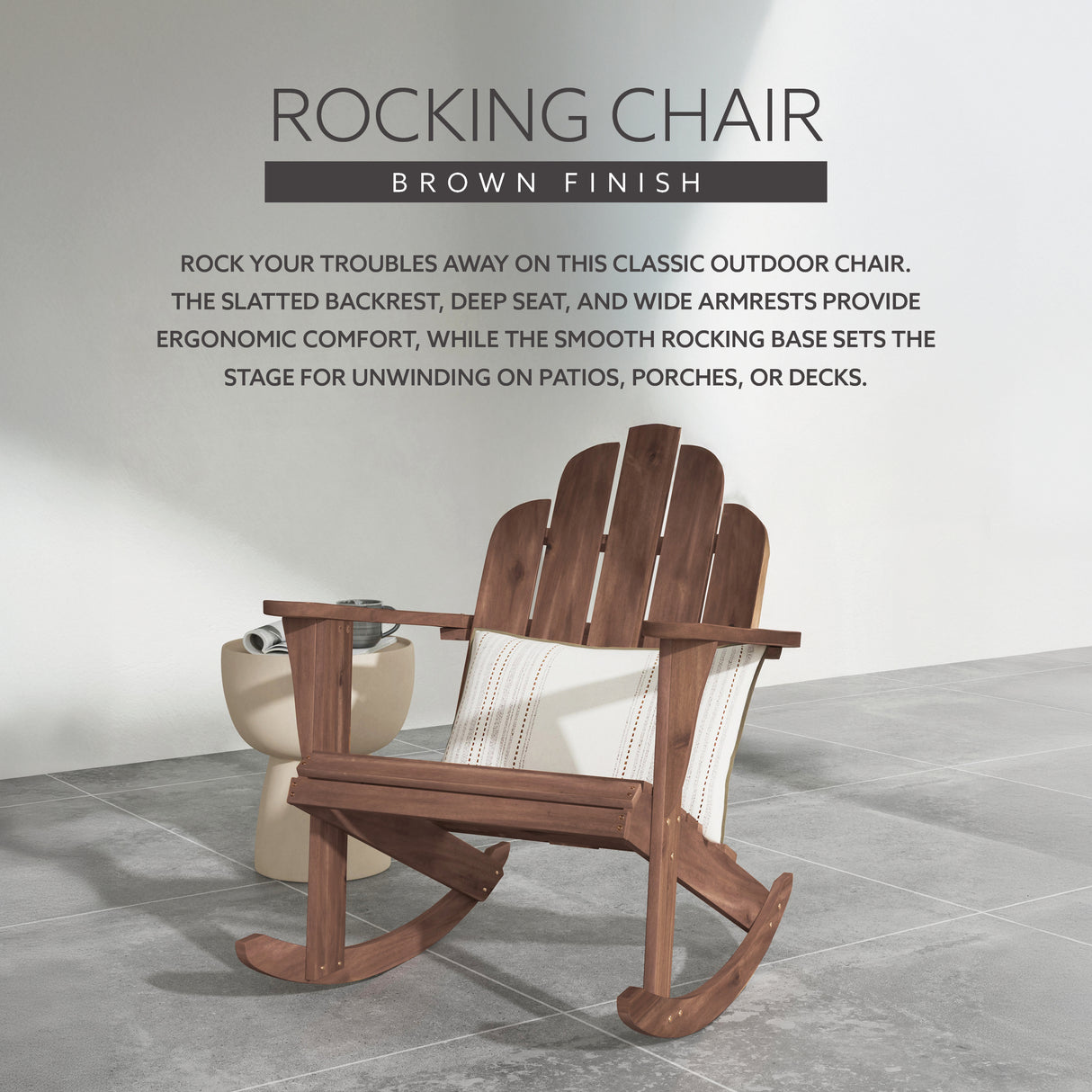 Adirondack Rocking Chair