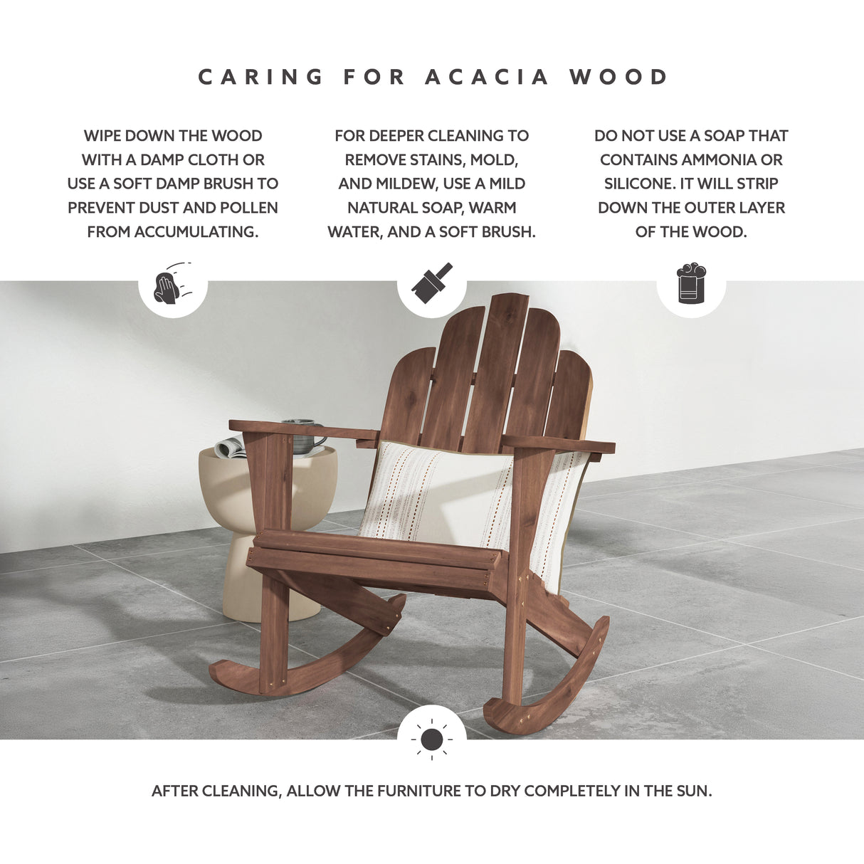 Adirondack Rocking Chair