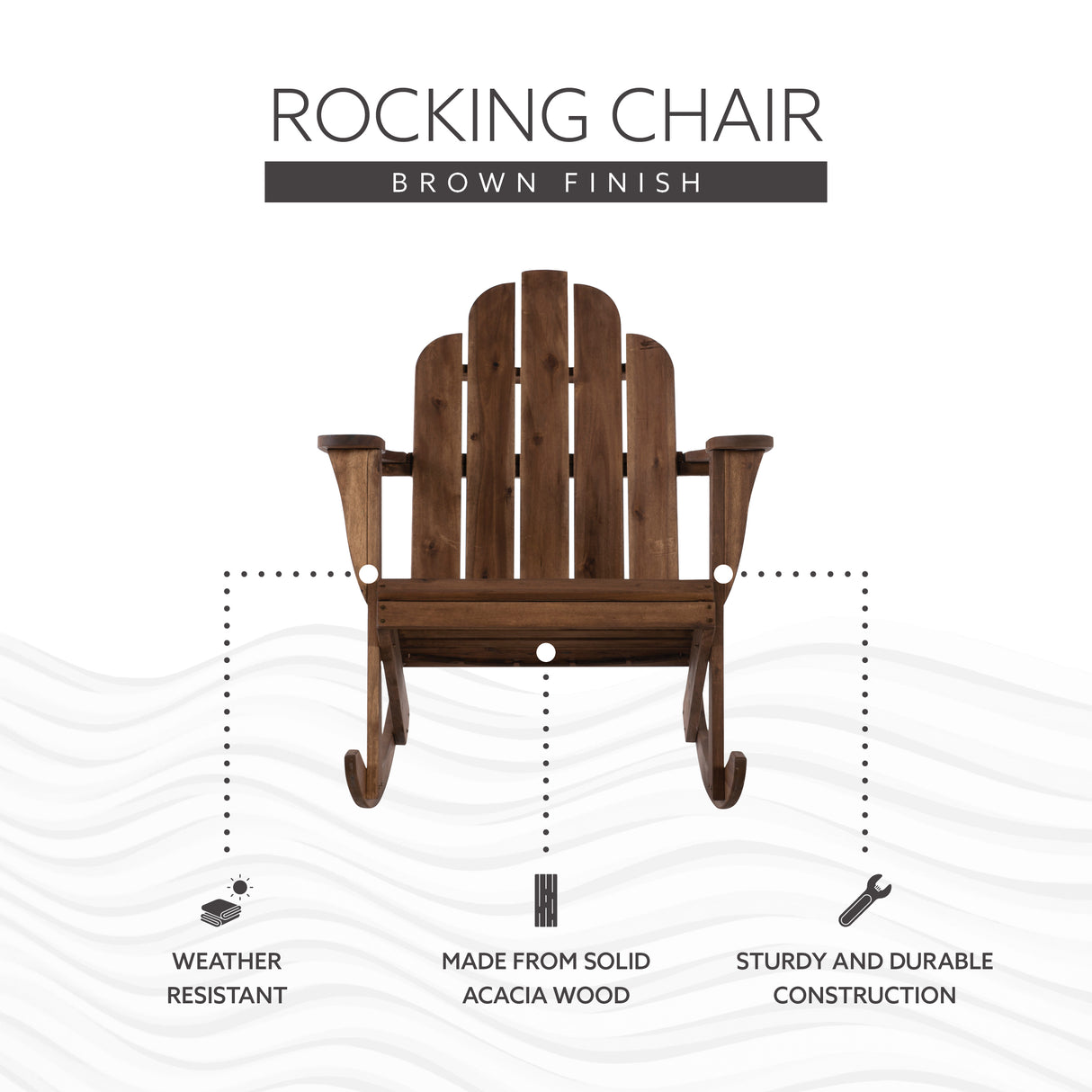 Adirondack Rocking Chair