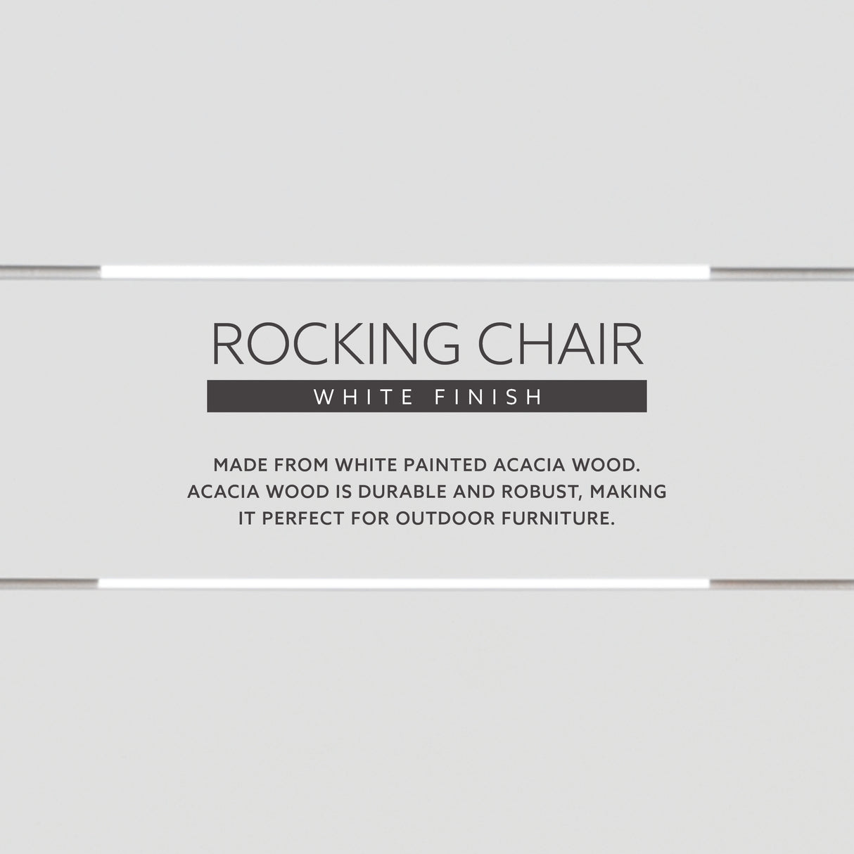 Adirondack Rocking Chair