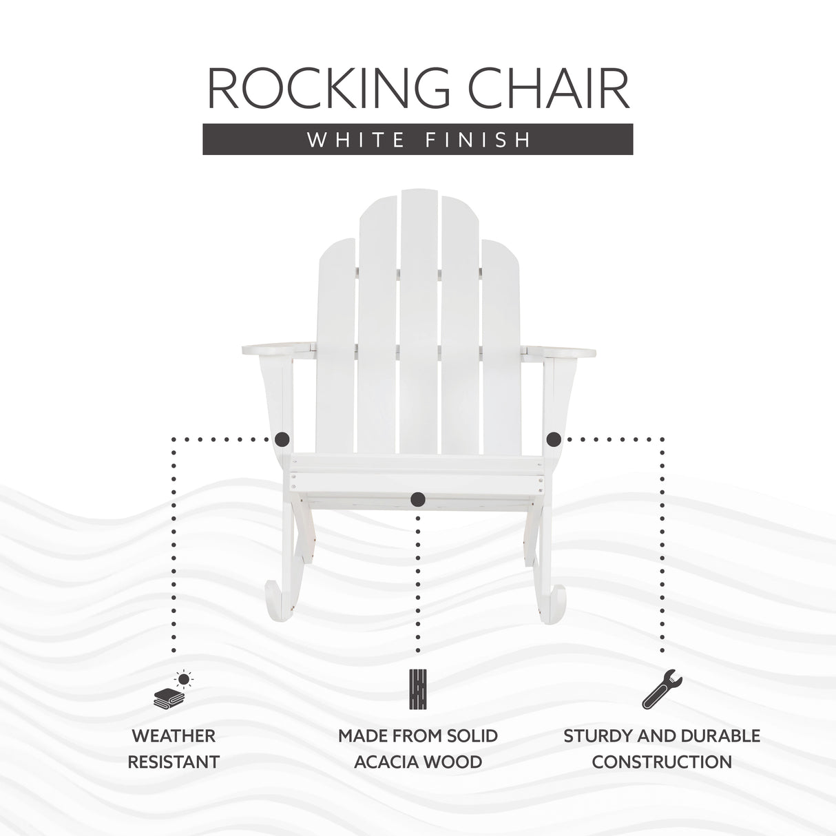 Adirondack Rocking Chair