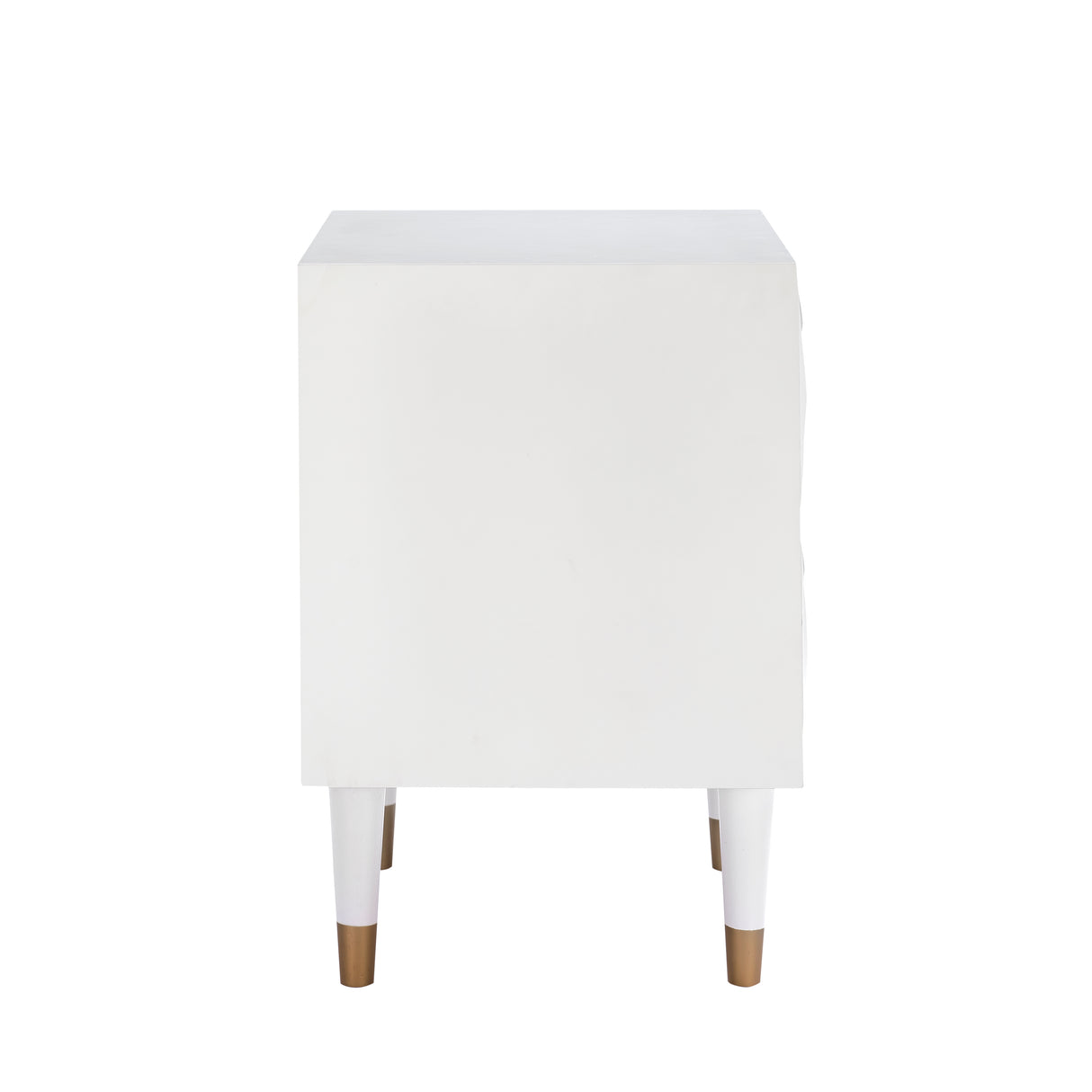 Geo 2-Drawer Texture Nightstand