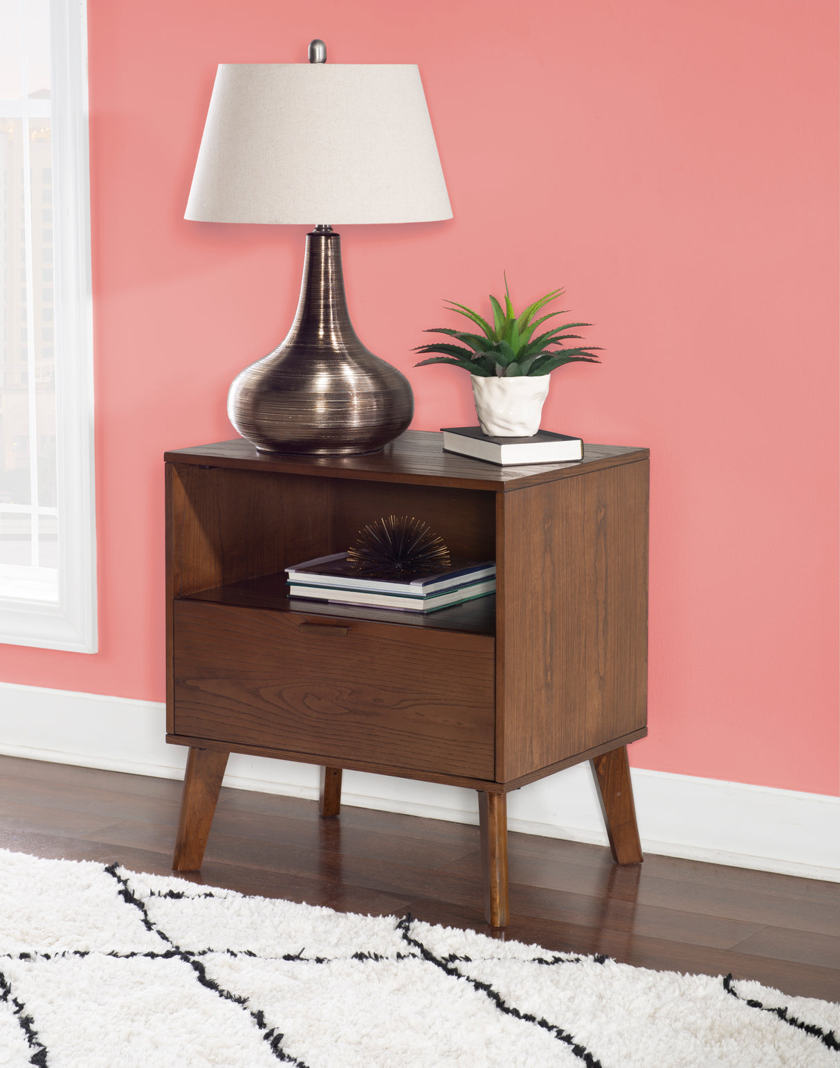 Hudson 1 Drawer Nightstand