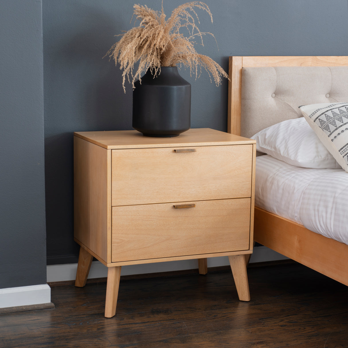 Hudson 2 Drawer Nightstand
