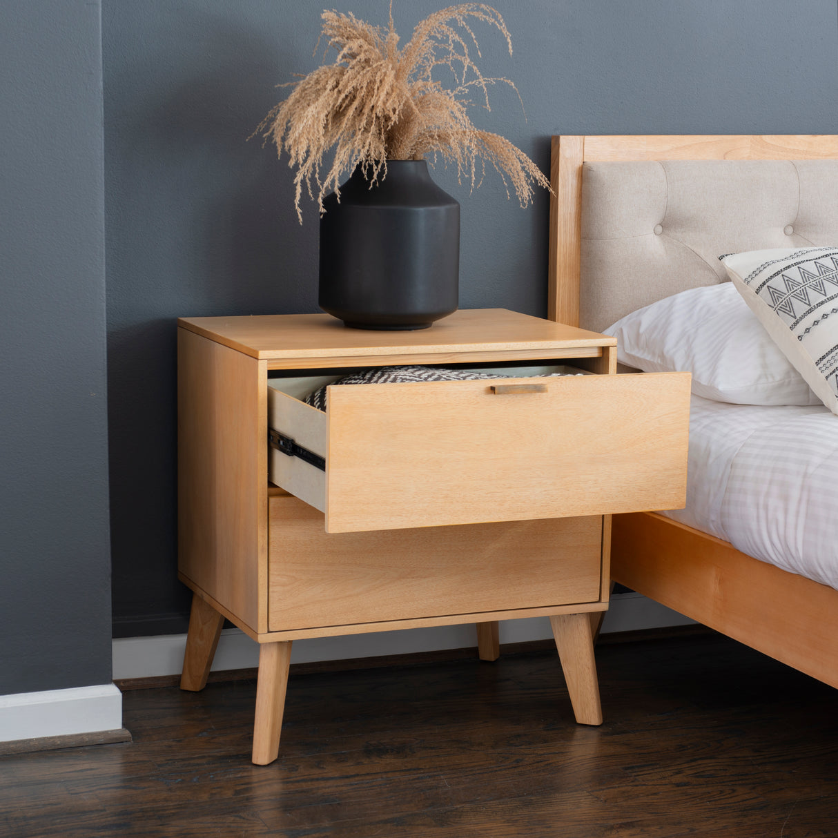 Hudson 2 Drawer Nightstand