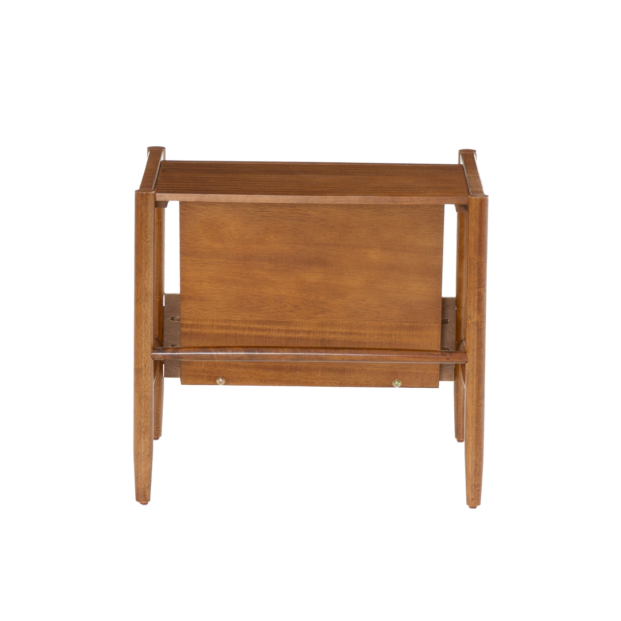 Flay Walnut Magazine Rack