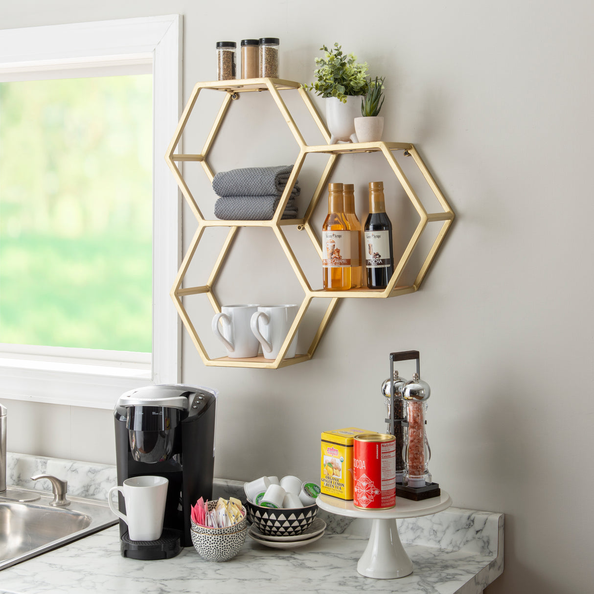 Willa Metal Wall Shelves