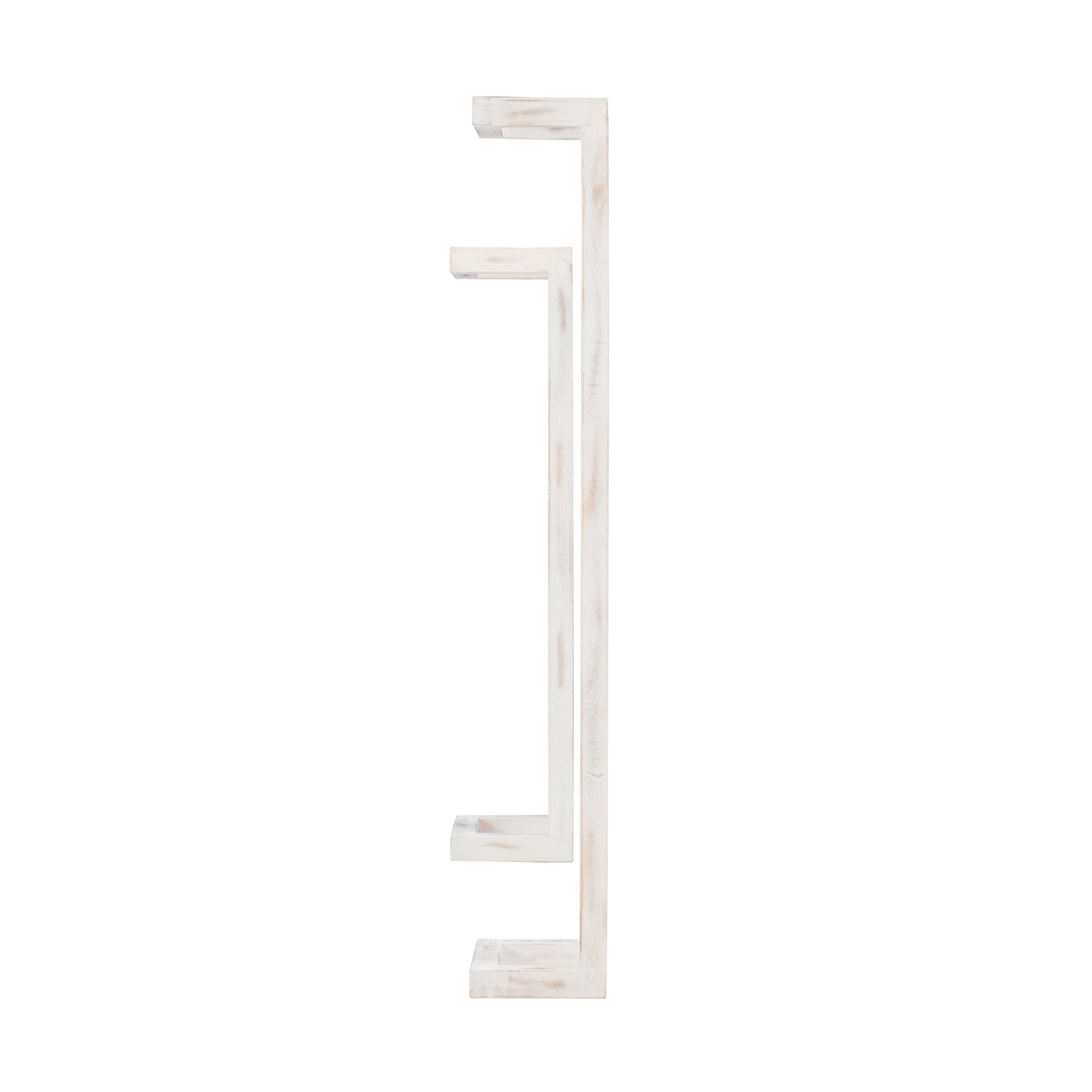 Troy White Wood Towel Rack (Set of 2)