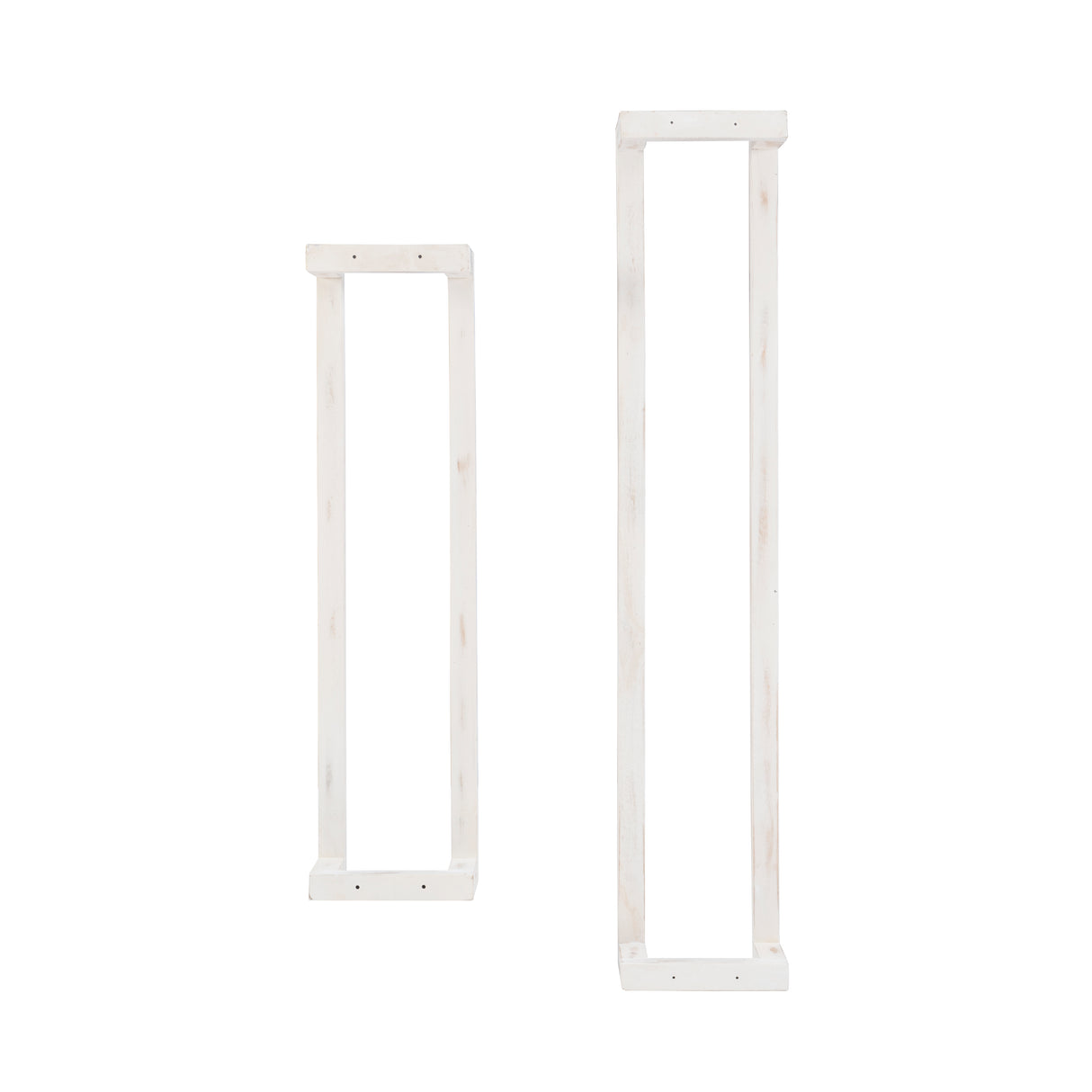 Troy White Wood Towel Rack (Set of 2)