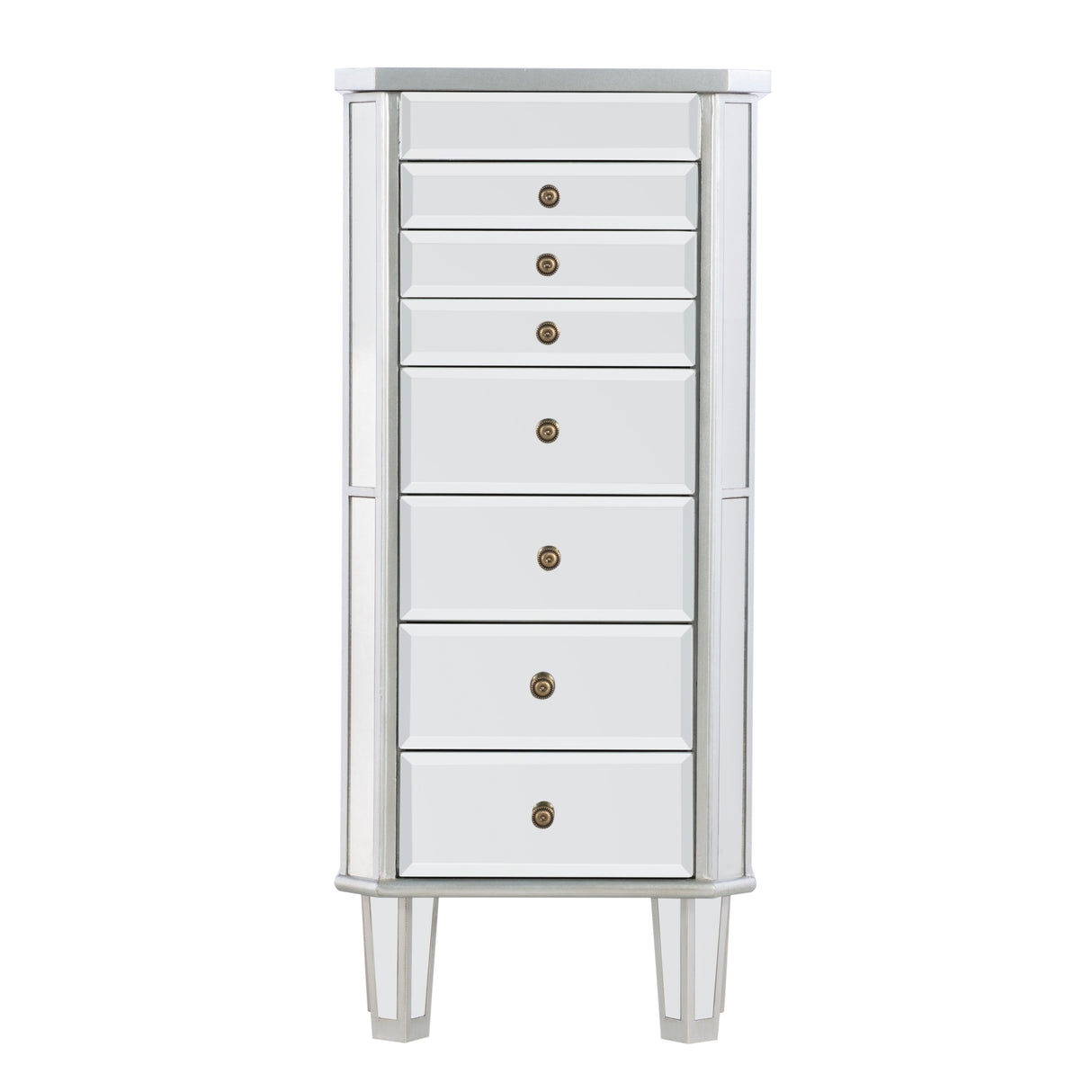 Milan Mirrored Jewelry Armoire