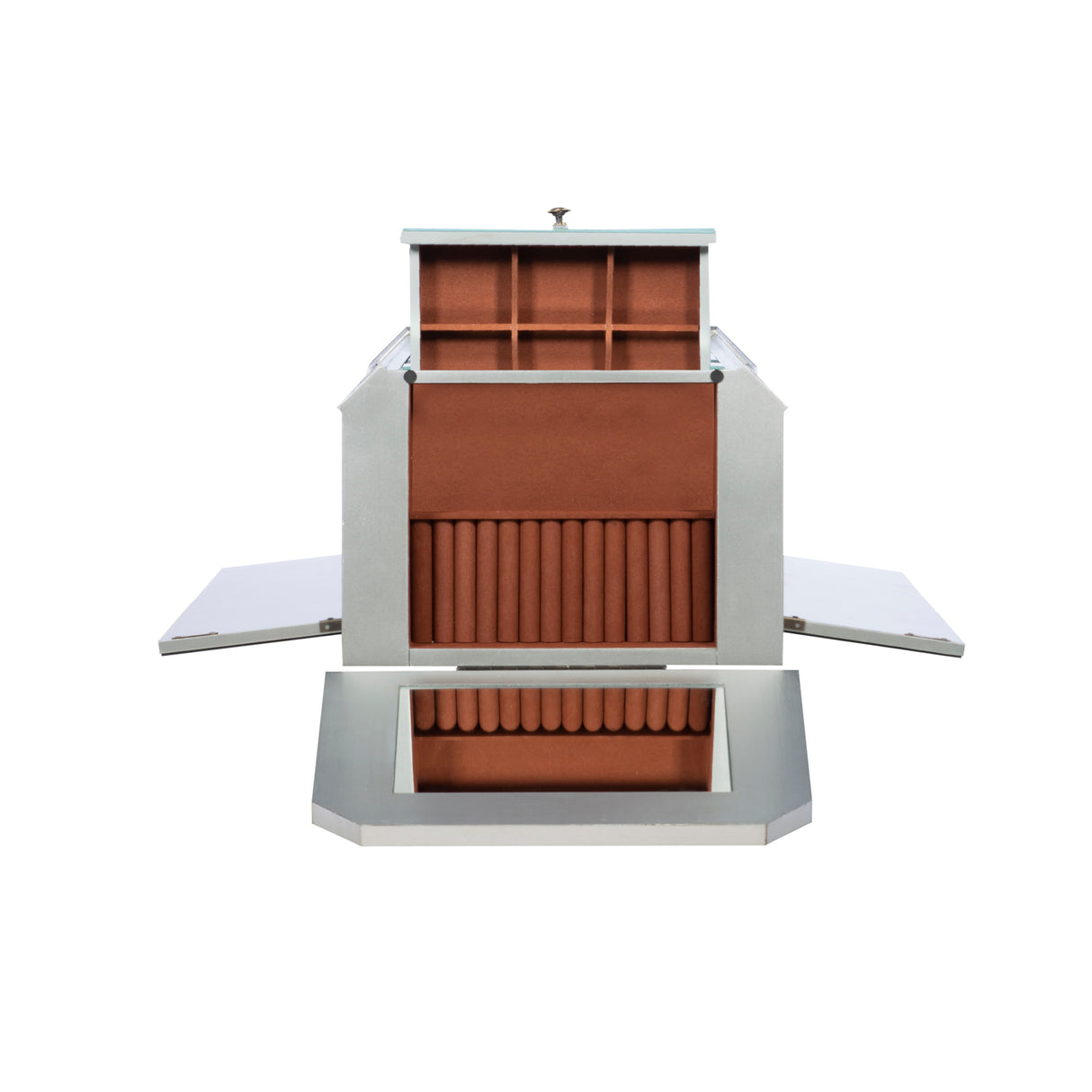 Milan Mirrored Jewelry Armoire