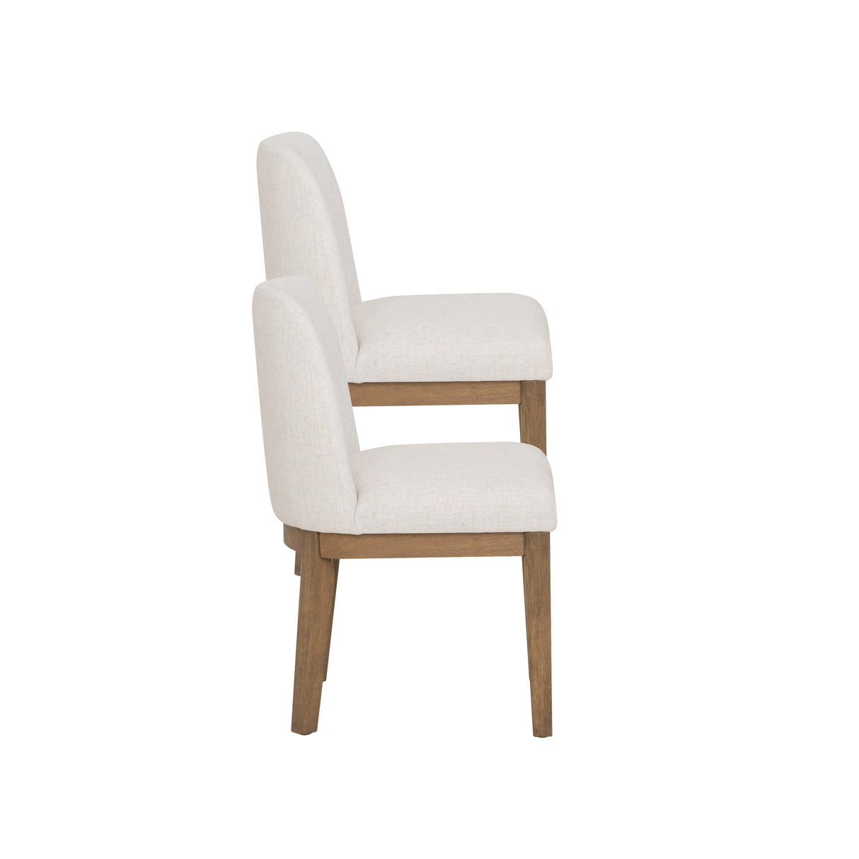 Torres Cream Upholstered Side Chairs