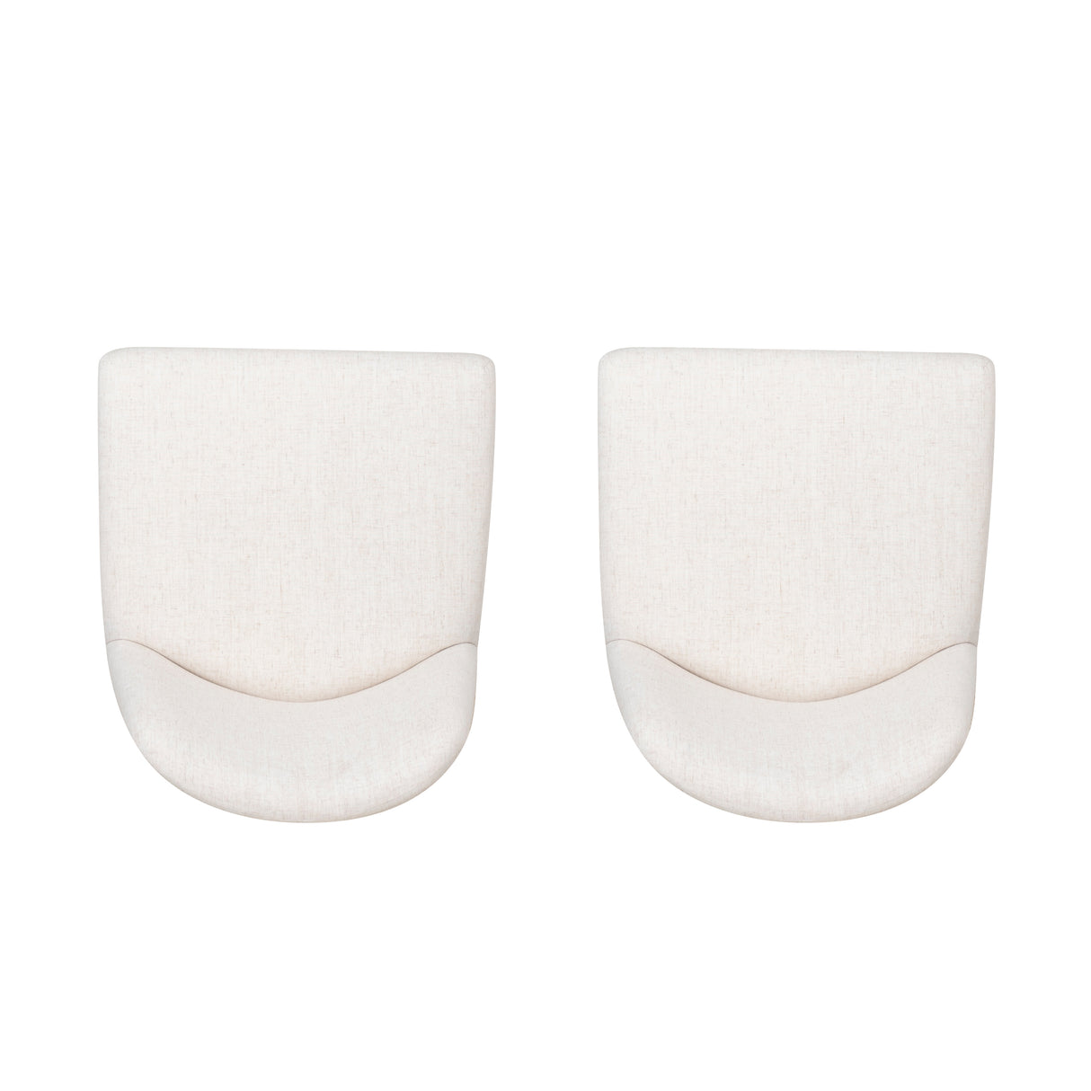 Torres Cream Upholstered Side Chairs