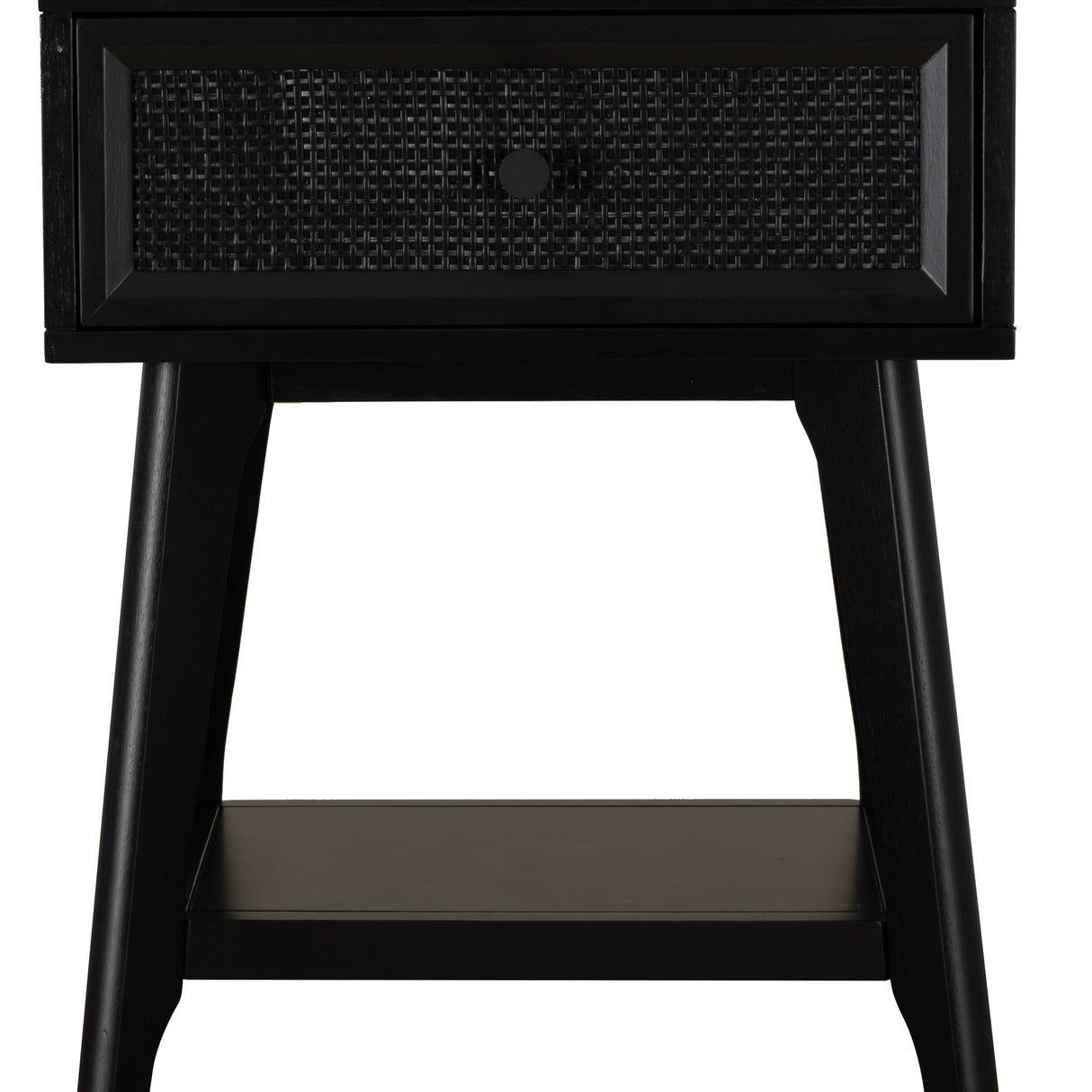 Cassie Cane Side Table Nightstand