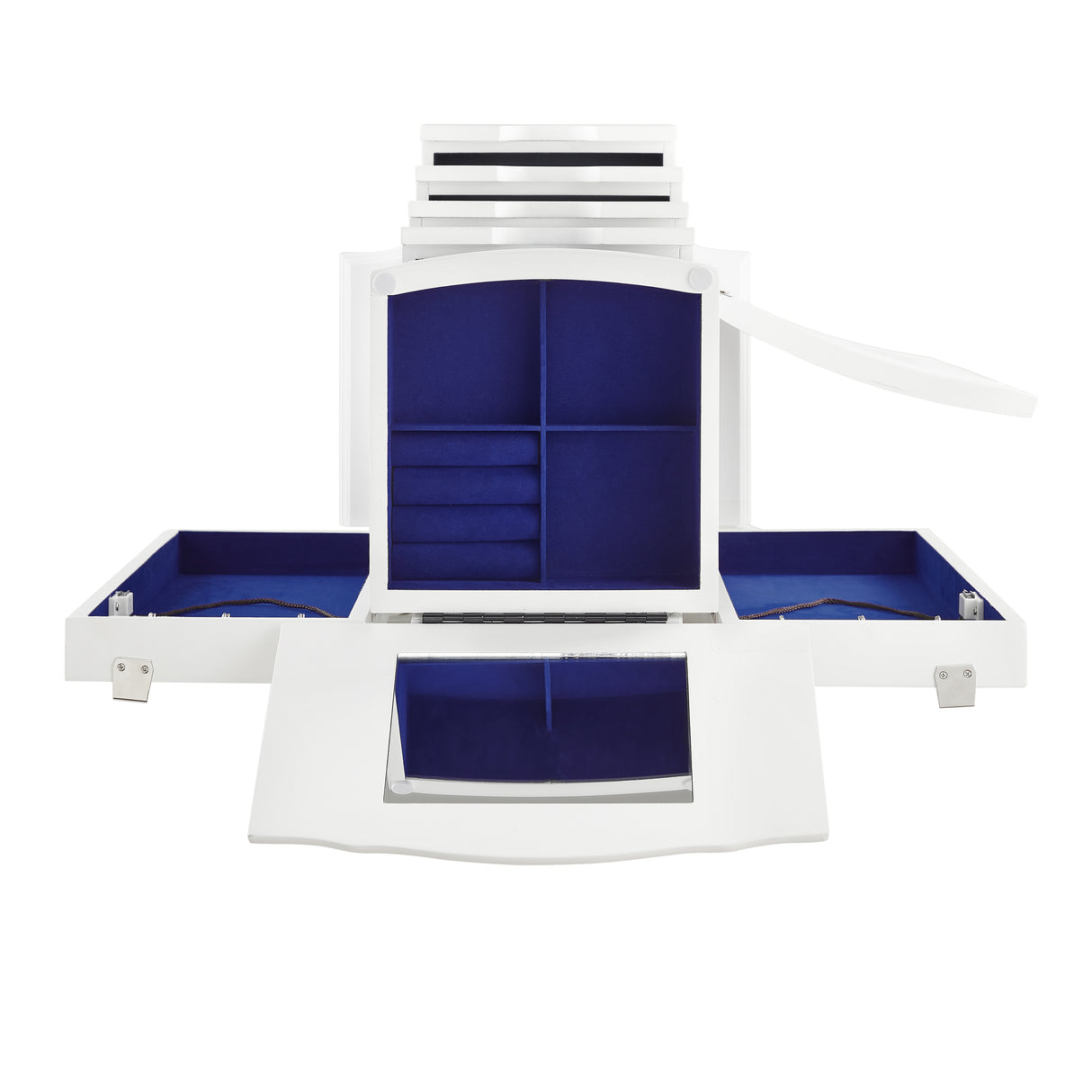 Whitney White Jewelry Armoire