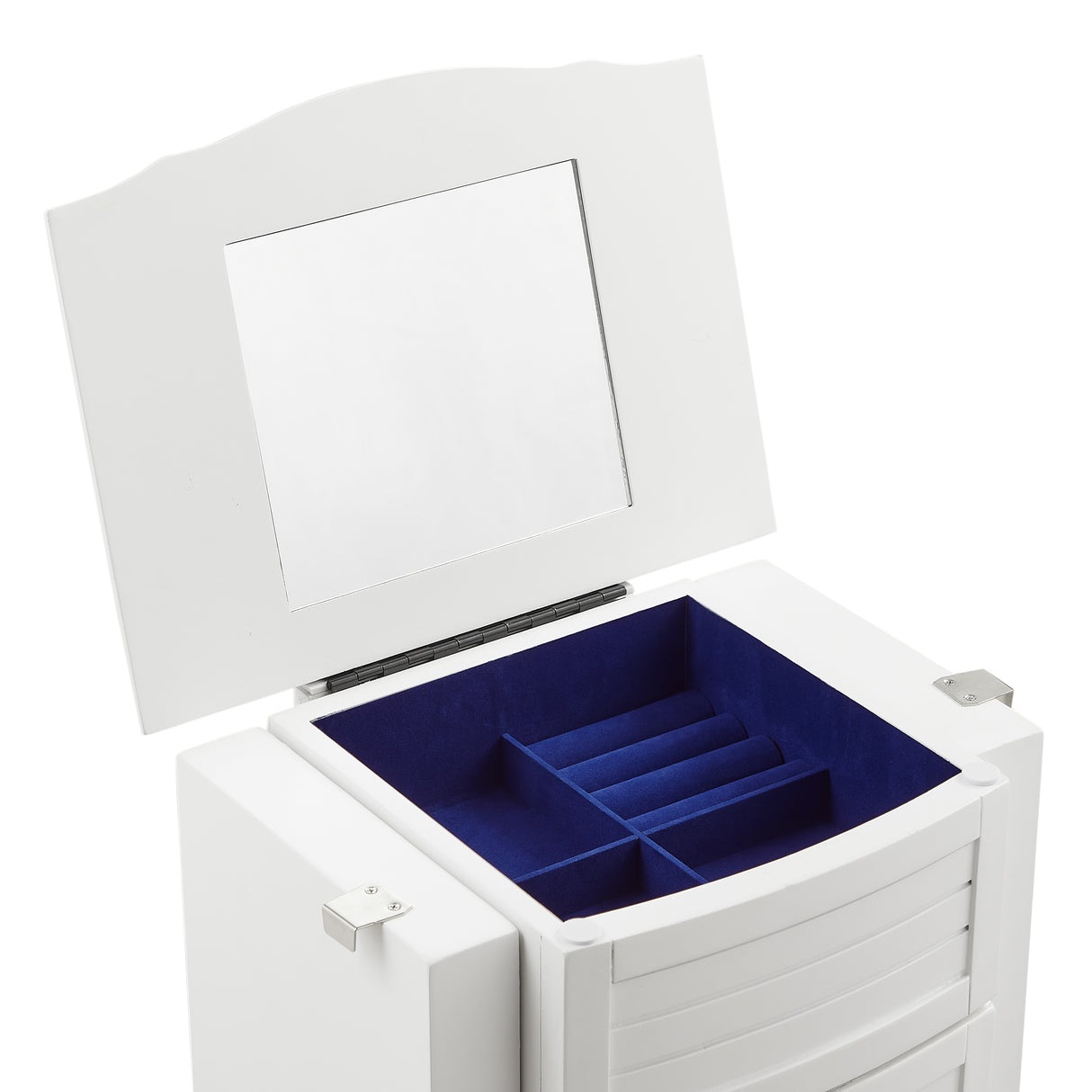 Whitney White Jewelry Armoire