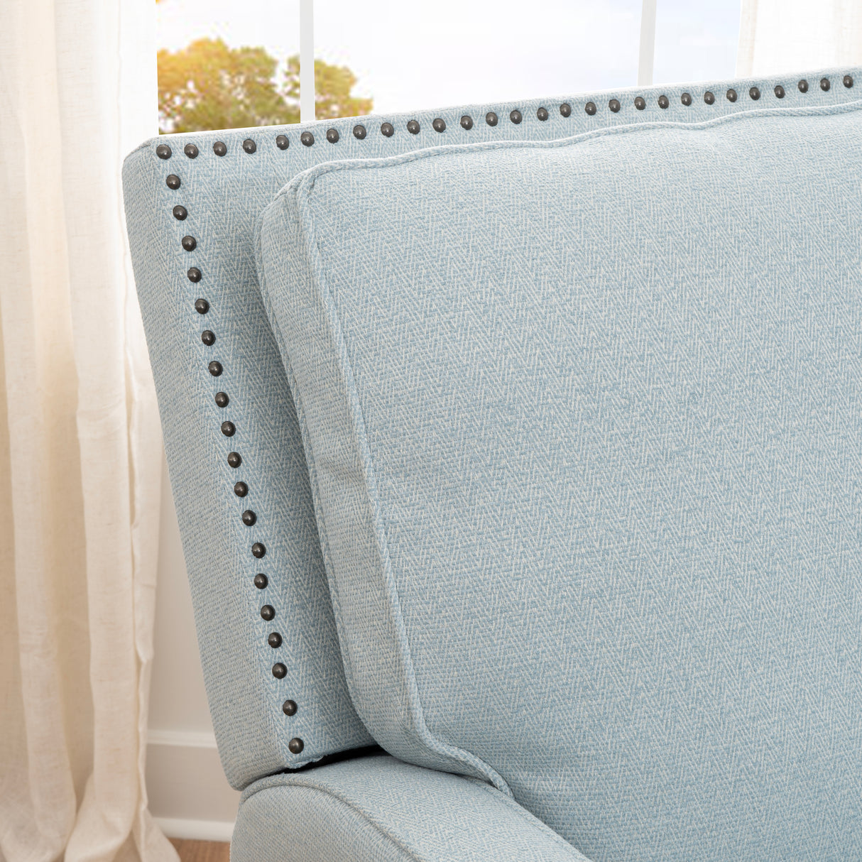 Portico Faux Leather Push Back Recliner