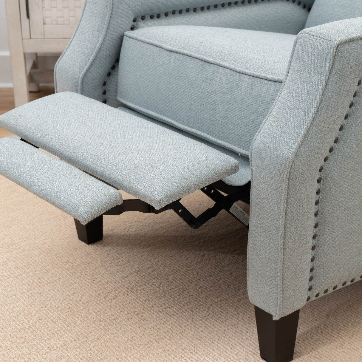 Portico Faux Leather Push Back Recliner