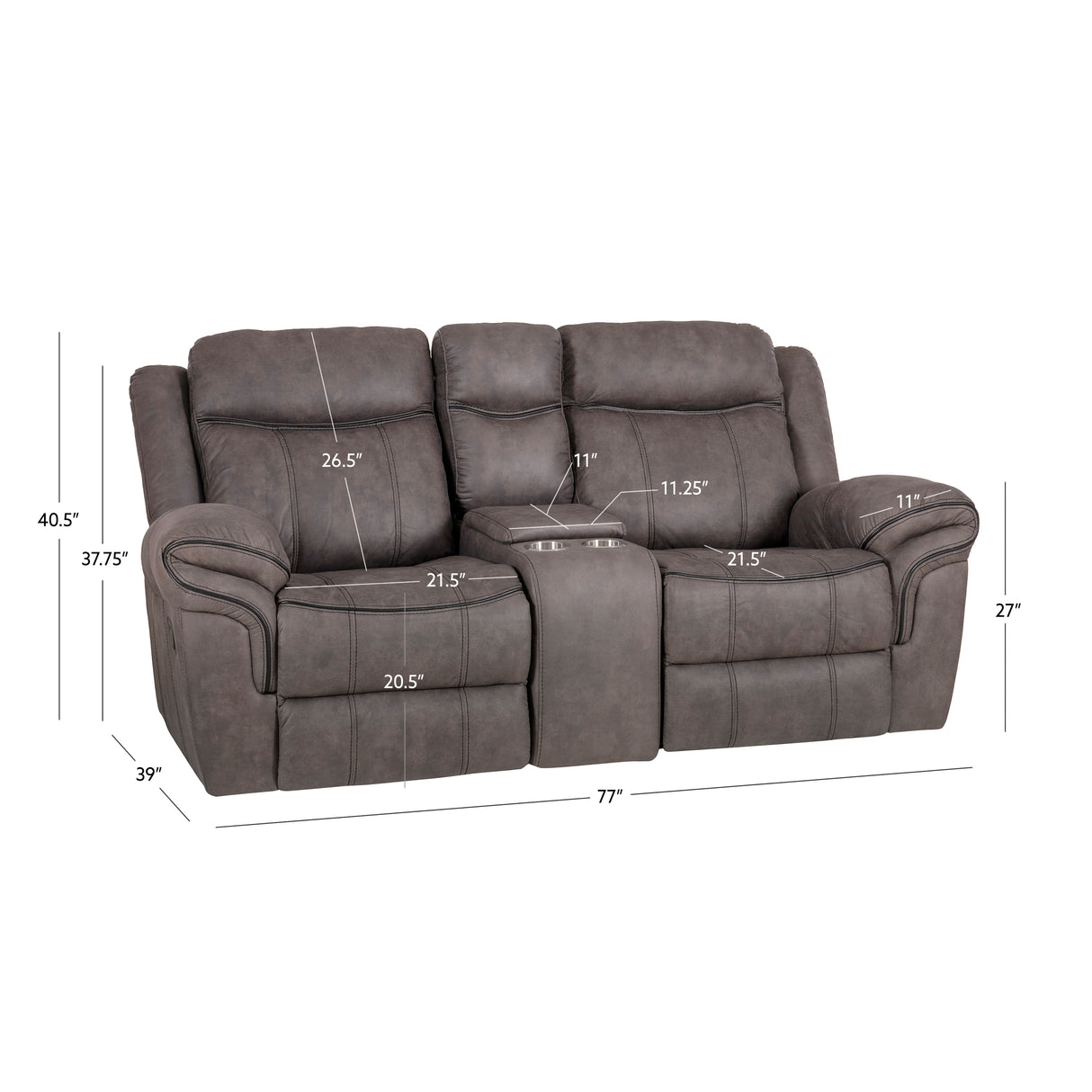 Galloway Stone Loveseat
