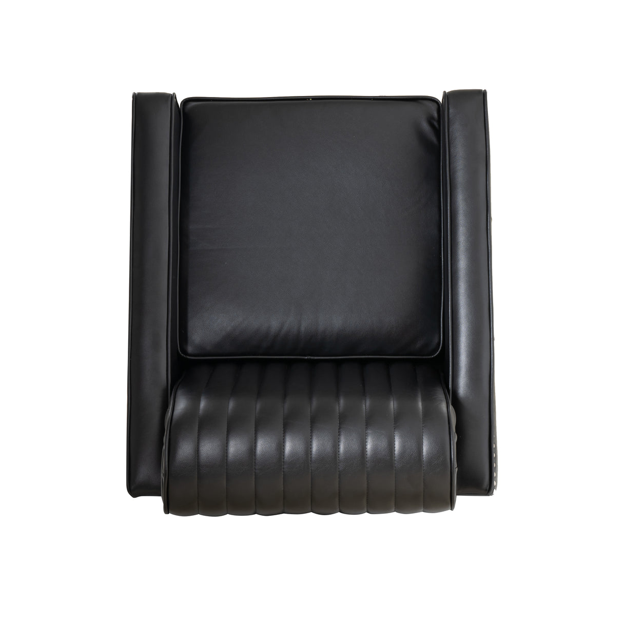 Carter Swivel Faux Leather Accent Chair