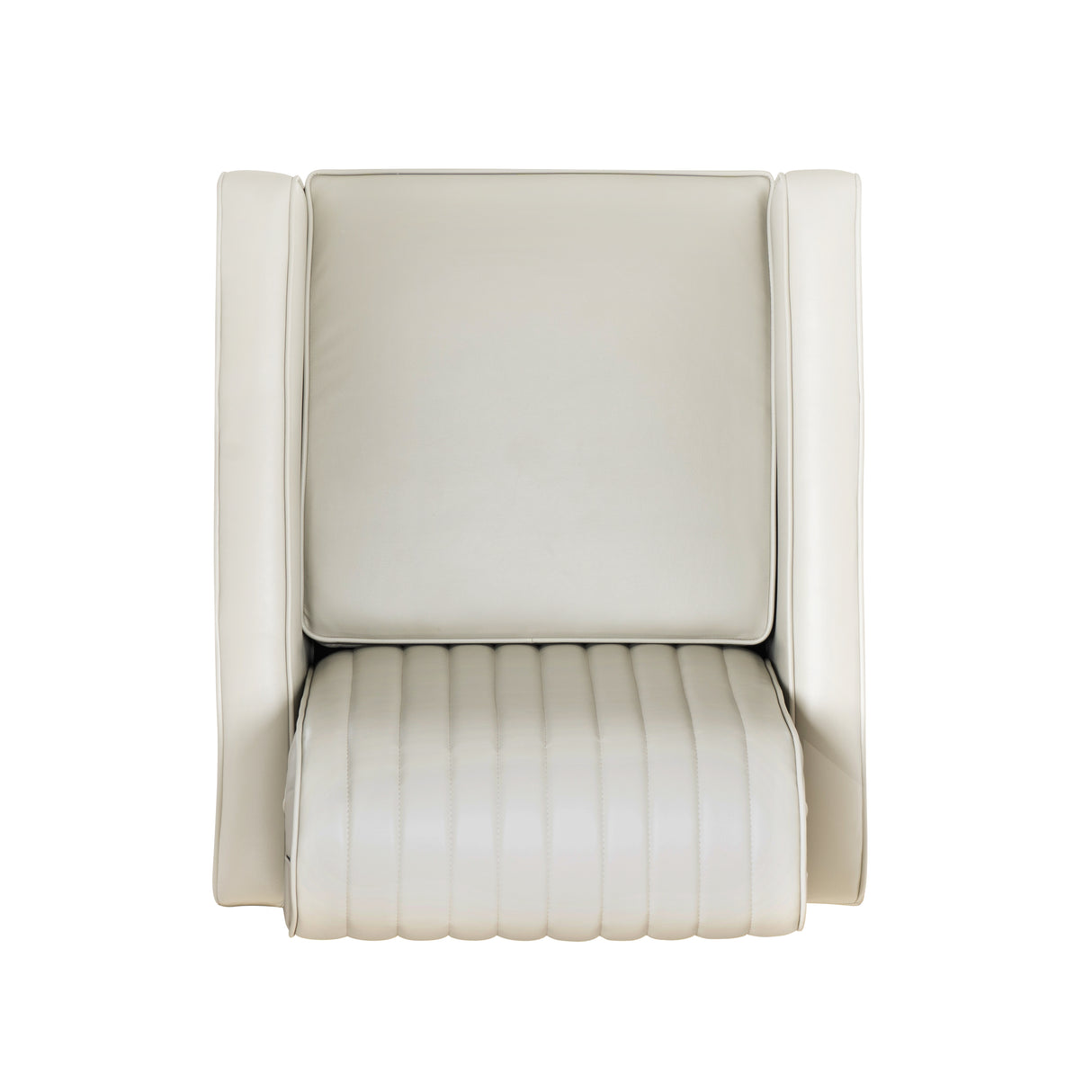 Carter Swivel Faux Leather Accent Chair