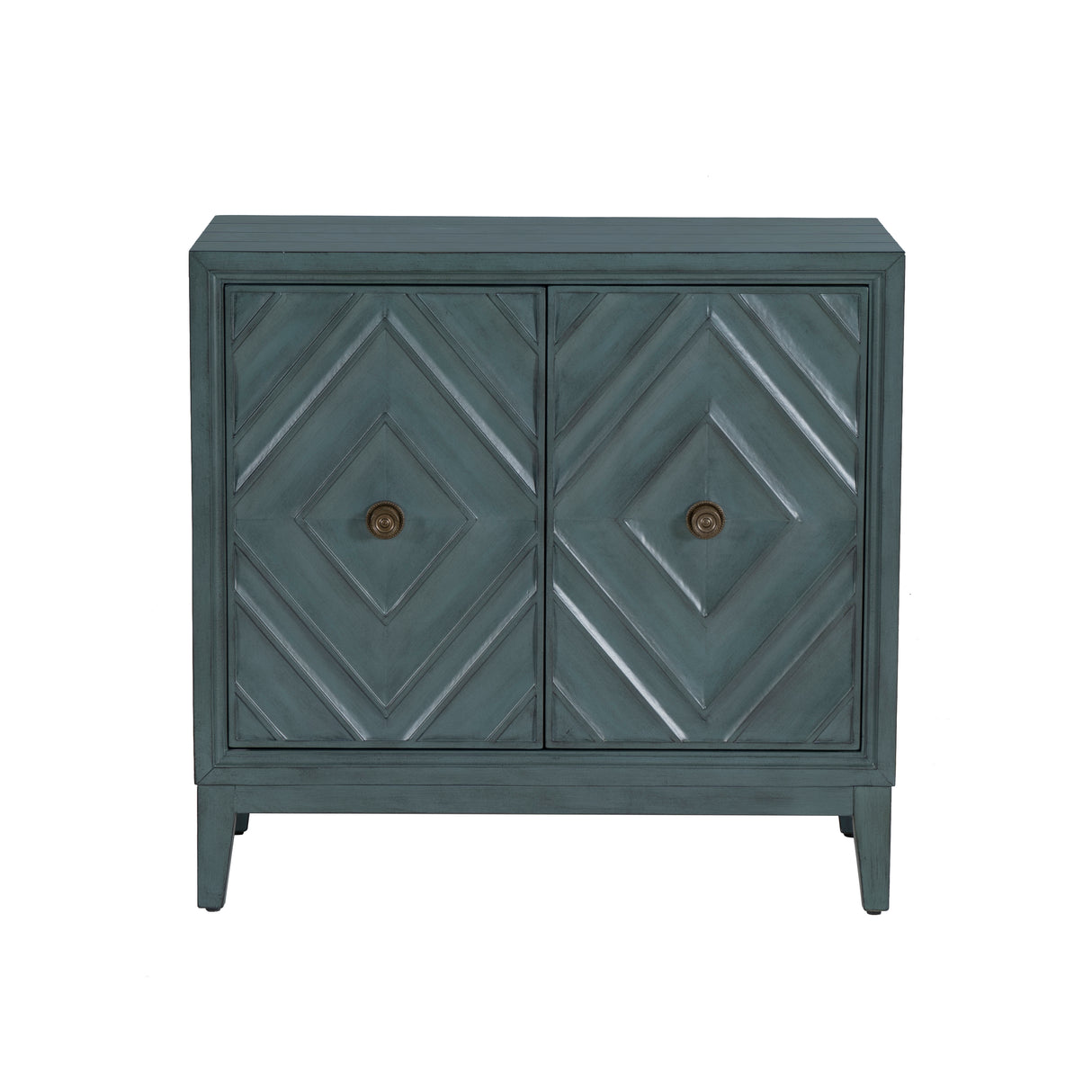 Dian Diamond Blue 2 Door Cabinet