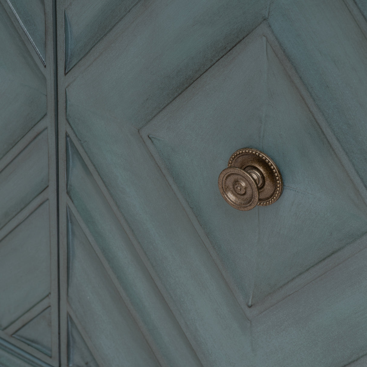 Dian Diamond Blue 2 Door Cabinet