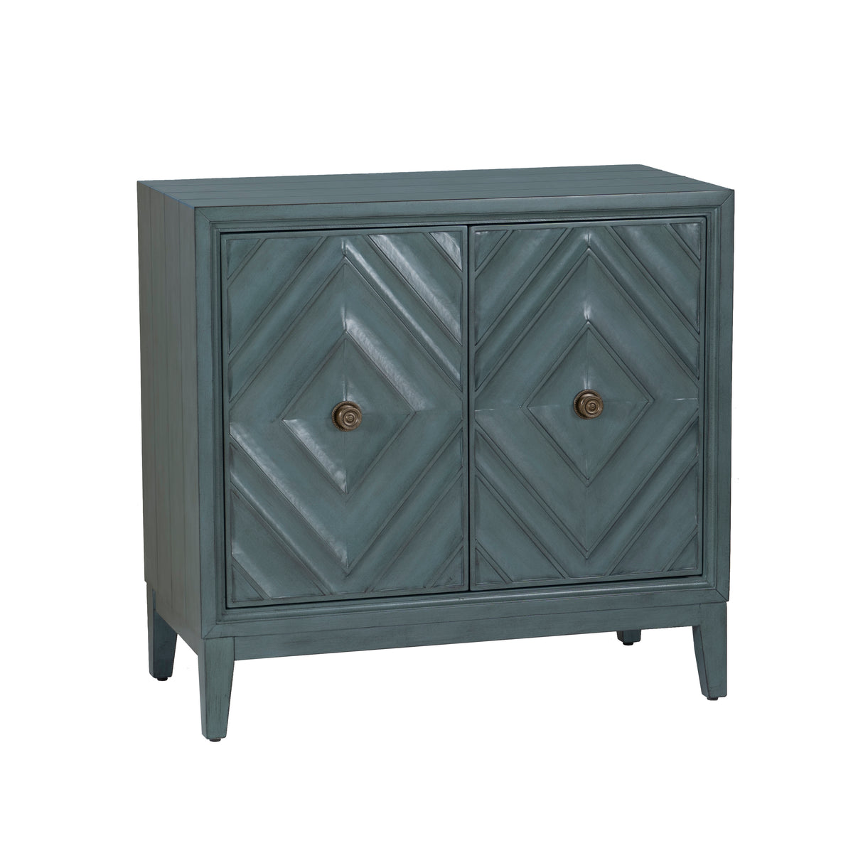 Dian Diamond Blue 2 Door Cabinet