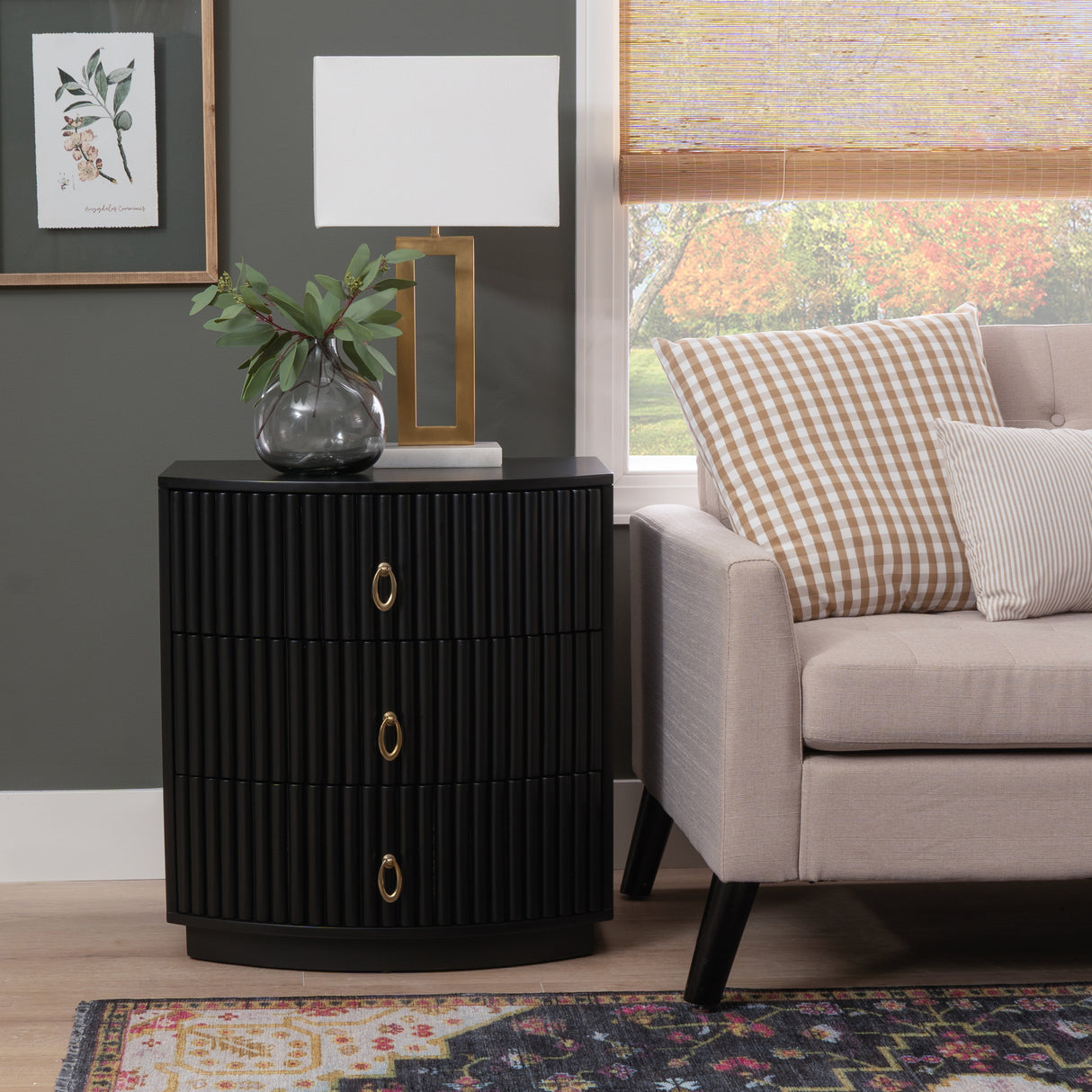 Ciarra 3 Drawer Nightstand