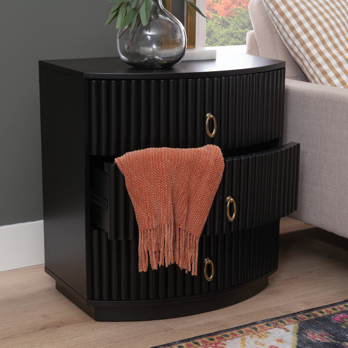 Ciarra 3 Drawer Nightstand