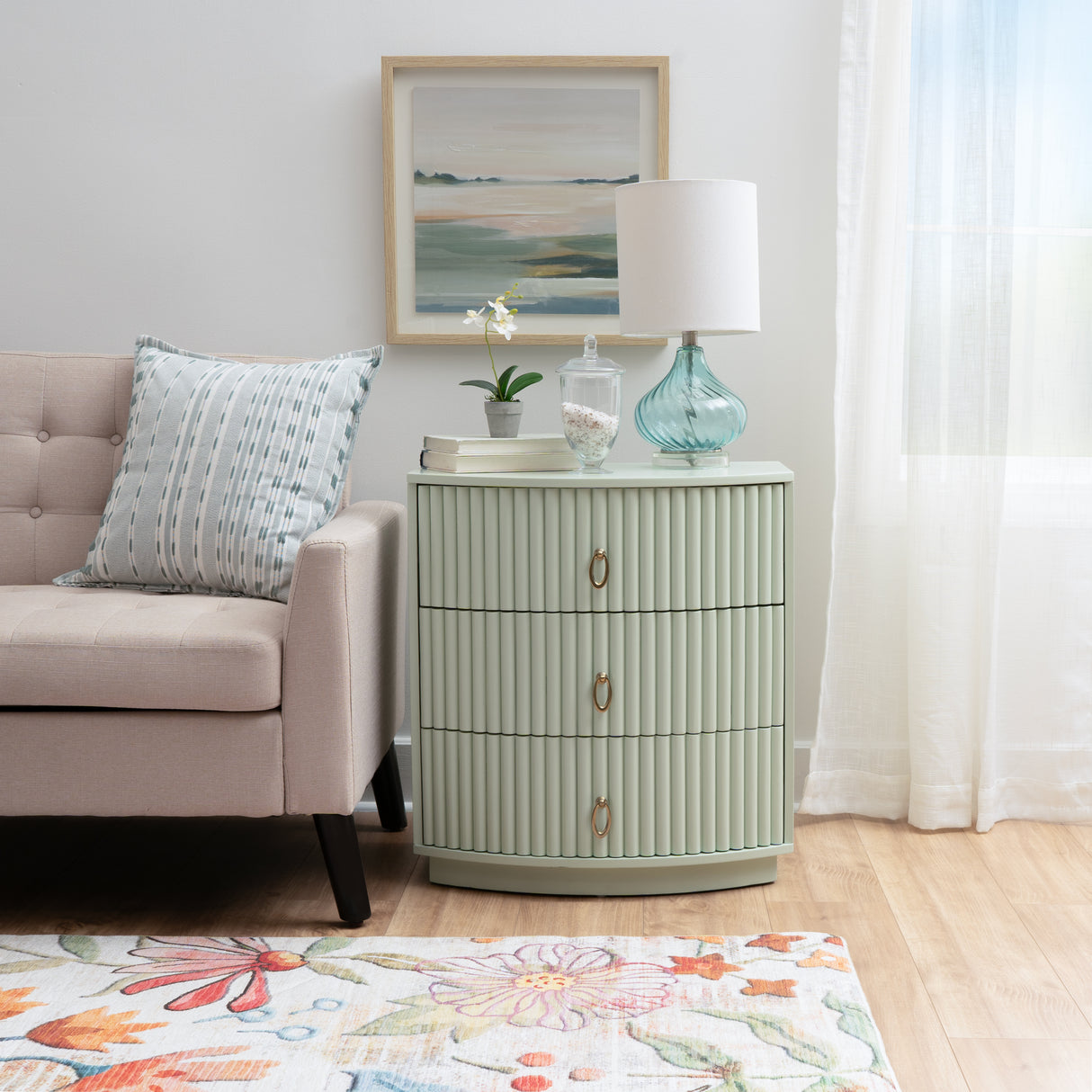 Ciarra 3 Drawer Nightstand