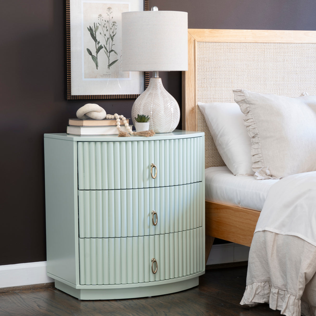 Ciarra 3 Drawer Nightstand