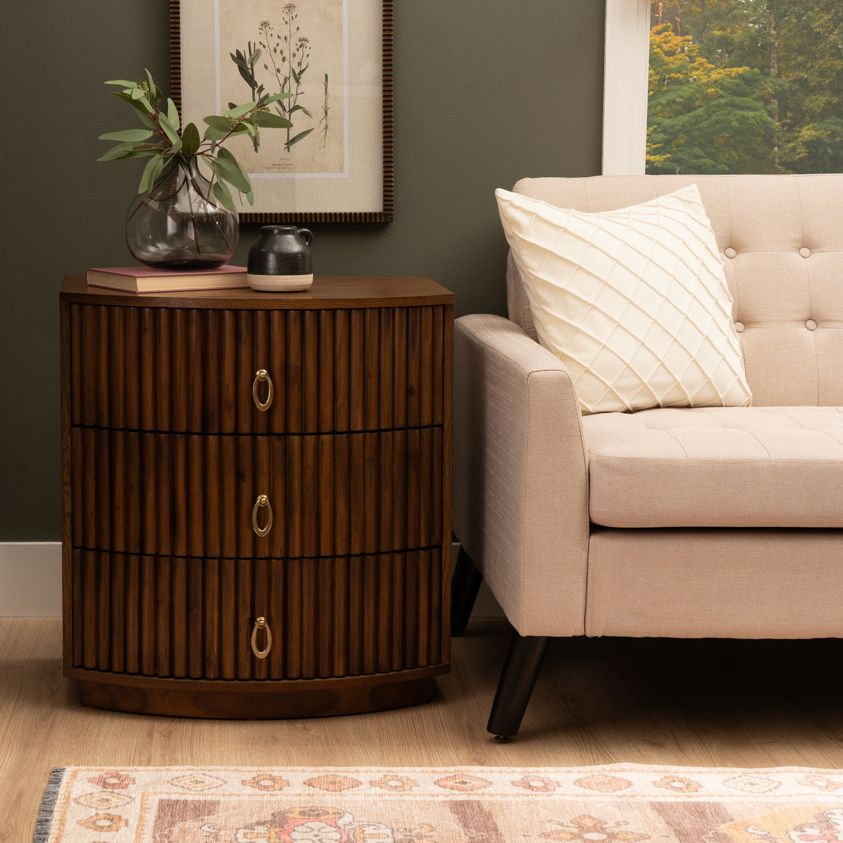 Ciarra 3 Drawer Nightstand