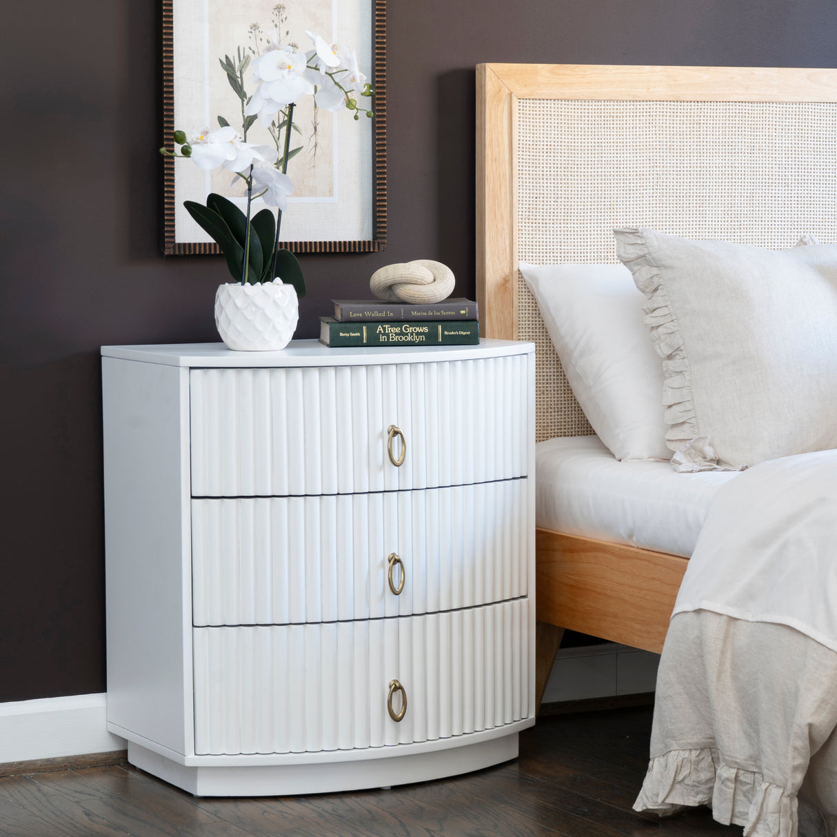 Ciarra 3 Drawer Nightstand