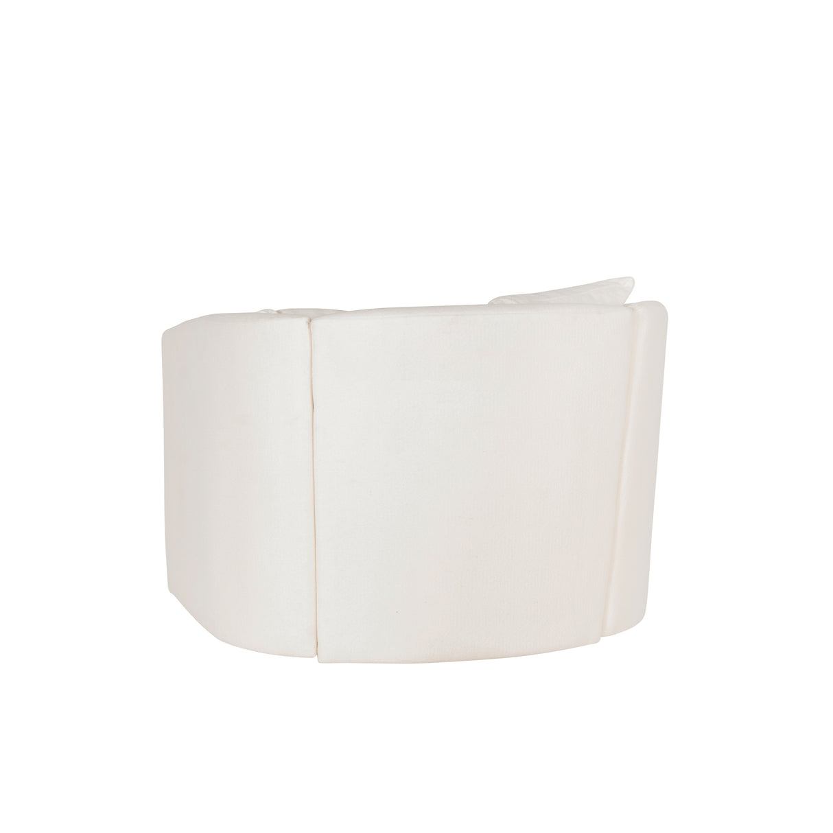 Ruby White Sherpa Swivel Accent Sherpa