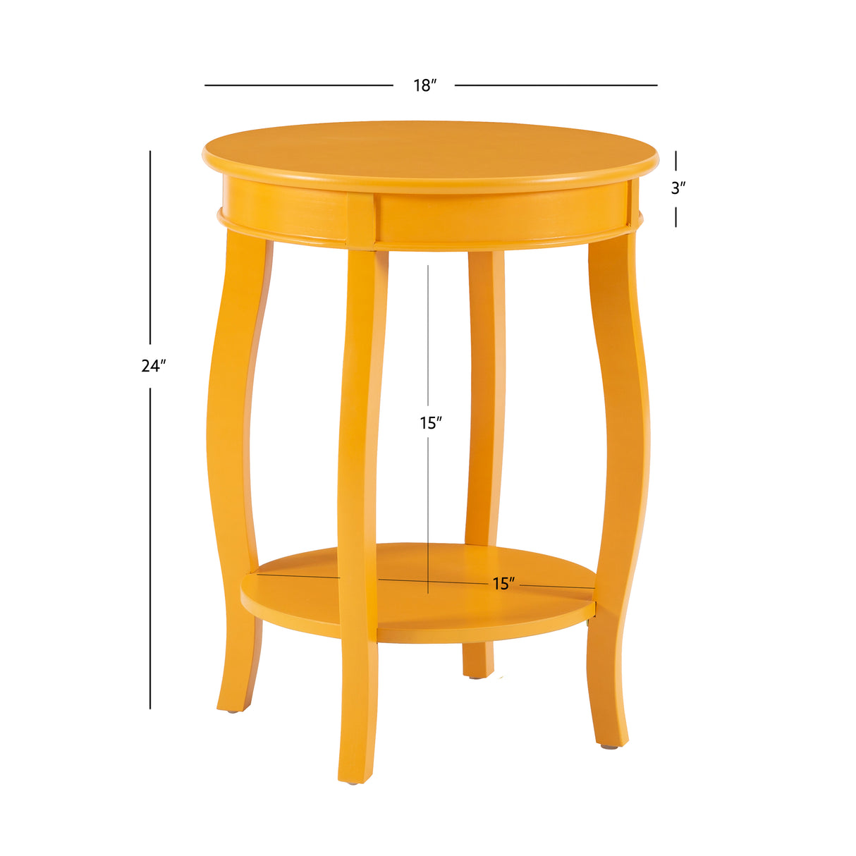 Rainbow Round Side Table
