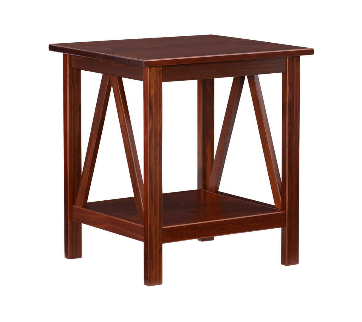 Titian Brown End Table
