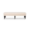 Isabelle Linen Bench 62In