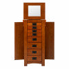 Anna Lee Oak Jewelry Armoire