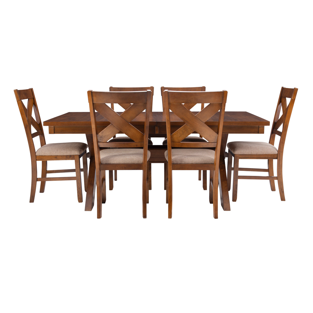 Kraven Dark Hazelnut Dining Set